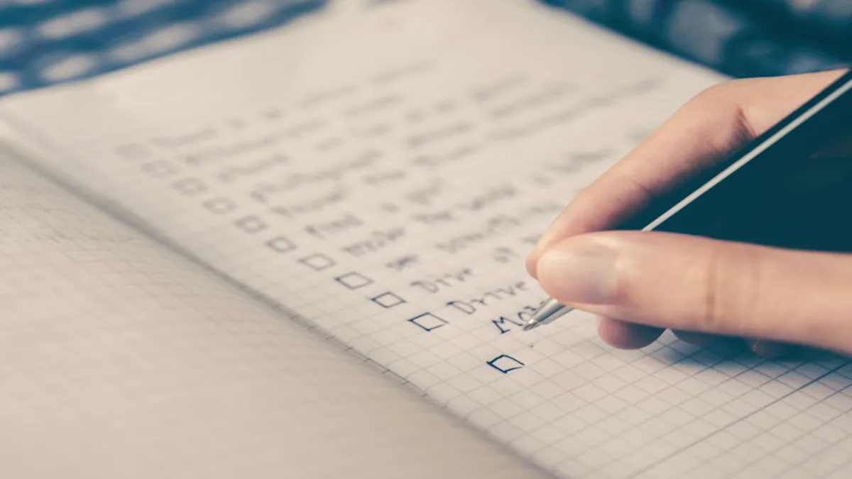 time blocking: organized weekly planning agenda with color coded task schedules and notes